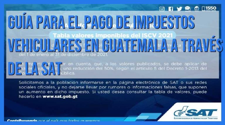 Guía para el pago de impuestos vehiculares en Guatemala a través de la