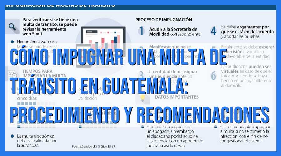 Impugna tu Multa de Tránsito en Guatemala: Conoce el Procedimiento y Recomendaciones