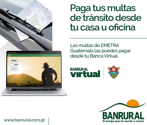 Pagar multas Emetra en Banrural